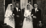 1963-04-27 trouwfoto van Nico Beers en Truus Gaarthuis & Ton Gaarthuis & Corry Beers