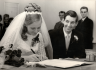 1968-10-10 trouwfoto van Jan Vleugel en Carla Beers