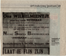1940-07-26 advertentie Ons Wilhelmientje - artikel in Trouw