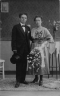 1922-06-14 trouwfoto Frederik Stam en Henderina den Draak