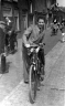 1956 Wim Stam met fiets